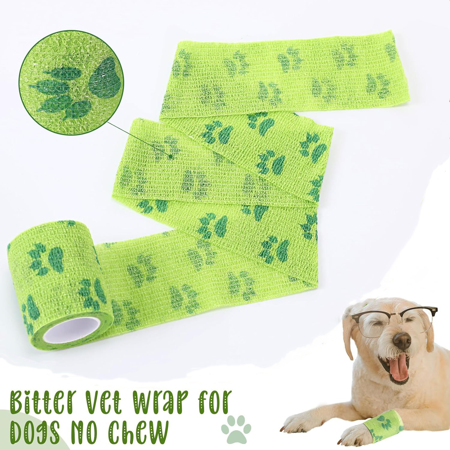 Bitter Vet Wrap, Băng dính thú y đắng tự dính đàn hồi