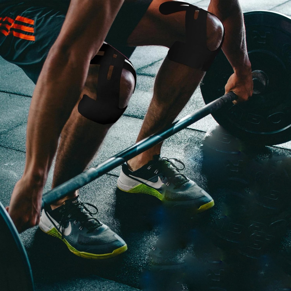 Miếng dán cơ Kinesiology cắt sẵn cho đầu gối