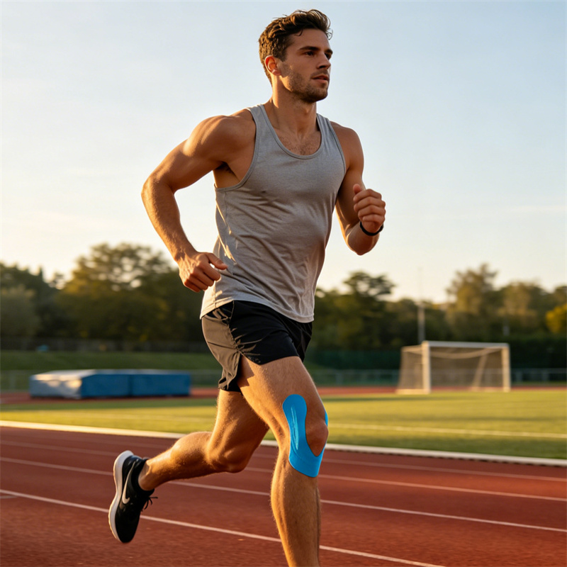 Băng Kinesiology cao cấp để hỗ trợ thể thao, phục hồi cơ bắp và ổn định khớp | Không chứa mủ cao su, chống nước, cuộn 5cm x 5m